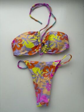 Princess Polly Floral Bandeau Bikini Set